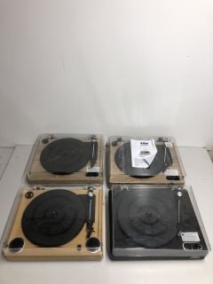 4 X LP TURNTABLES