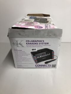 CD GRAPHICS AND KARAOKE SET