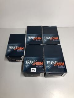 5 X PERFORM TRANSFORM RECOVER PROTEIN COOKIES BBE:19/09/24