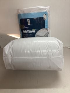 2 X ITEMS TO INC SILENT NIGHT MATTRESS TOPPER