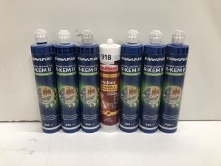 7 X ITEMS TO INC UNIBOND INDOOR WINDOR AND FRAME