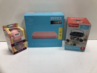 3 X ITEMS TO INC INTEX AIR FURNITURE BLOW UP MATTRESS