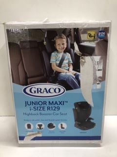 GRACO JUNIOR MAXI I-SIZE R129 HIGH BACK BOOSTER SEAT