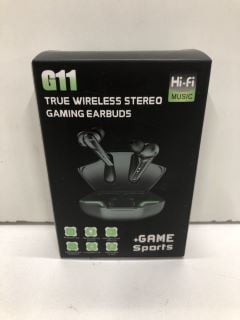 TRUE WIRELESS STEREO GAMING EARBUDS MODEL: G11