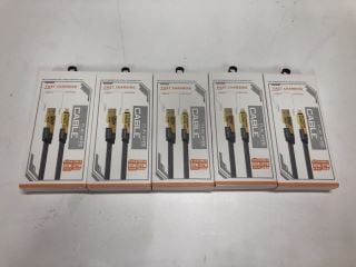 4 X FAST CHARGING FLAT WIRE CABLES