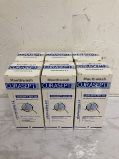 6 X CURASEPT ORAL CARE SYSTEM ANTI DISCOLORATION SYSTEM RRP £59.88