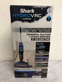 SHARK HYDROVAC CORDED 3 IN 1 VAC MOPS SELF CLEANS RRP £277.32