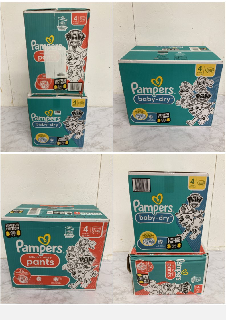 2 X PAMPERS ITEMS INC BABY DRY NAPPY PANTS