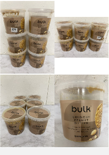 6 X BULK CRUNCHY PEANUT BUTTER