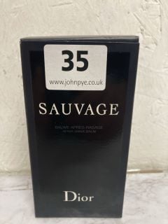 DIOR SAUVAGE AFTER SHAVE BALM 100ML RRP £69.00