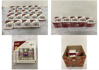 QTY OF BRUSH-ON NAIL KIT GEL