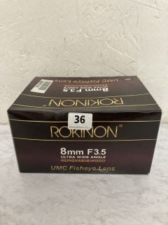 ROKINON FE8M-N 8MM F3.5 FISHEYE FIXED LENS FOR NIKON RRP £204.51