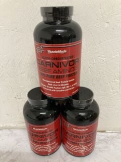 3 X MUSCLEMEDS PURE BEEF PROTEIN