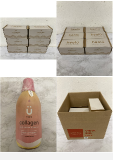 6 X HEALU COLLAGEN POST PARTUM & BEYOND FOOD SUPLLEMENT DRINKS (BB 05/25)