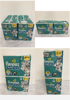 2 X PAMPERS LIMITED EDITION PAW PATROL BABY-DRY SIZE 5 NAPPIES