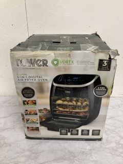 TOWER 11 LITRE 5 IN 1 DIGITAL AIR FRYER OVEN WITH ROTISSERIE RRP £119.99