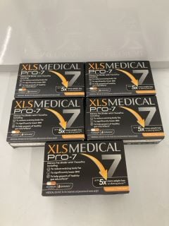 5 X XLS MEDICAL PRO-7 DIETARY TABLETS (BB 11/24) RRP £249.95