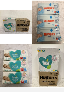 2 X BABY ITEMS INC PAMPERS BABY WIPES