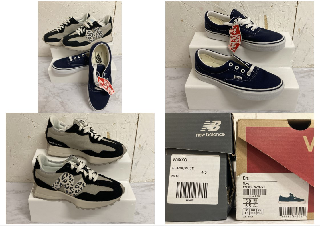 2 X TRAINERS INC VANS ERA NAVY SIZE:4