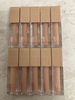 QTY OF MAYBELLINE NEW YORK LIFTER GLOSS