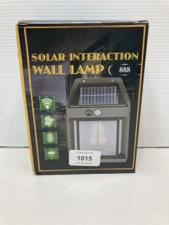 SOLAR INTERACTION WALL LAMP