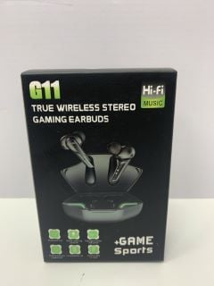 G11 TRUE WIRELESS STEREO GAMING EARBUDS