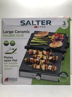 SALTER LARGE CERAMIC HEALTH GRILL