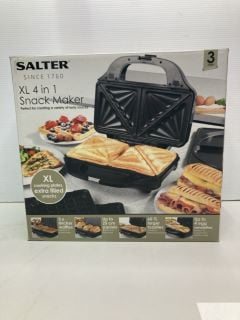 SALTER XL 4 IN 1 SNACK MAKER