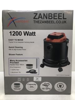 ZANBEEL 1200 WATT ASH VACUUM CLEANER AND PELLET DUST - 20L