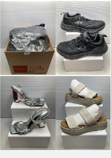 BOX OF FOOTWEAR IN VARIOUS DESIGNS & COLOURS