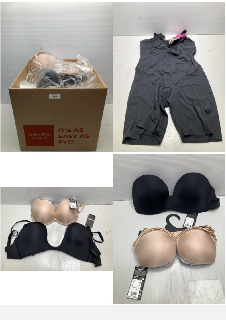 BOX OF WOMENS UNDERWEAR IN VARIOUS DESIGNS & COLOURS