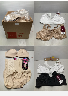 BOX OF WOMENS UNDERWEAR IN VARIOUS DESIGNS & COLOURS