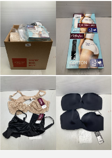 BOX OF WOMENS UNDERWEAR IN VARIOUS DESIGNS & COLOURS