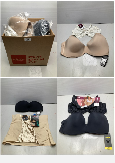 BOX OF WOMENS UNDERWEAR IN VARIOUS DESIGNS & COLOURS