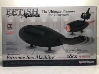 FETISH FANTASY EXTREME SEX MACHINE WITH ACCESSORIES - FOR 2 PARTNERS