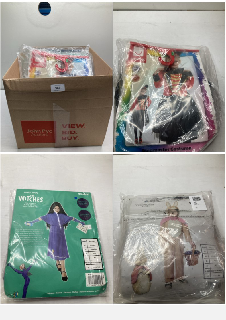 BOX OF ITEMS INC KIDS DRESS UP COSTUMES