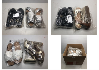 BOX OF FOOTWEAR IN VARIOUS COLOURS & DESIGNS