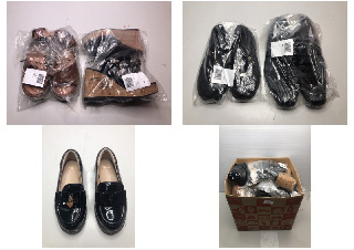 BOX OF FOOTWEAR IN VARIOUS COLOURS & DESIGNS