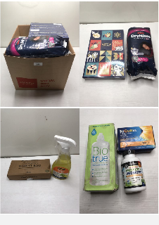 BOX OF ITEMS INC HUGGIES PYJAMA PANTS