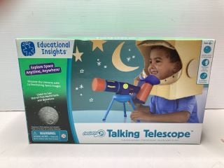 3 X EDUCATIONAL INSIGHTS TALKING TELESCOPES TOYS