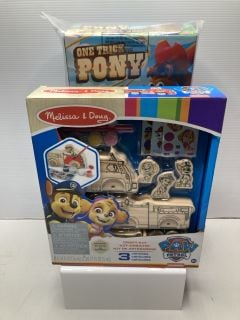 2 X MELISSA & DOUG PAW PATROL CRAFT KITS FOR KIDS