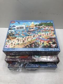 3 X 1000 PIECE PUZZLES