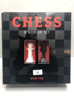 A POP UP CHESS SET GAME