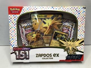 POKEMON SCARLET & VIOLET 151 ZAPDOS EX COLLECTION PACK