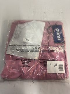 HUGO SAVE THE DRAMA PINK TEE UK SIZE M