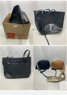 BOX OF WOMENS BAGS