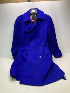 WOMENS TED BAKER BELTED COAT SIZE UK 2