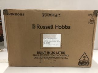 RUSSELL HOBBS BUILT IN 20L DIGITAL MICROWAVE MODEL: RHBM2002SS