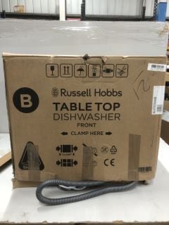 RUSSELL HOBBS TABLE TOP DISHWASHER MODEL: RHTTDW6B