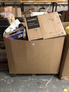 PALLET OF ITEMS INC COMFEE COOKER HOOD MODEL NO: PYRA17SS-60-PRO